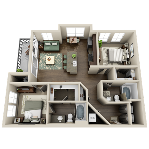 Arden Woods B1 Floor Plan